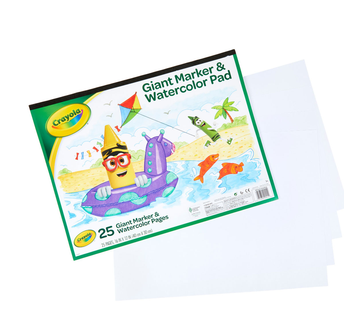 Giant Marker and Watercolor Pad