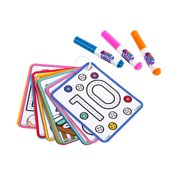 Colour & Erase ABC & 123 Reusable Flash CardsContents