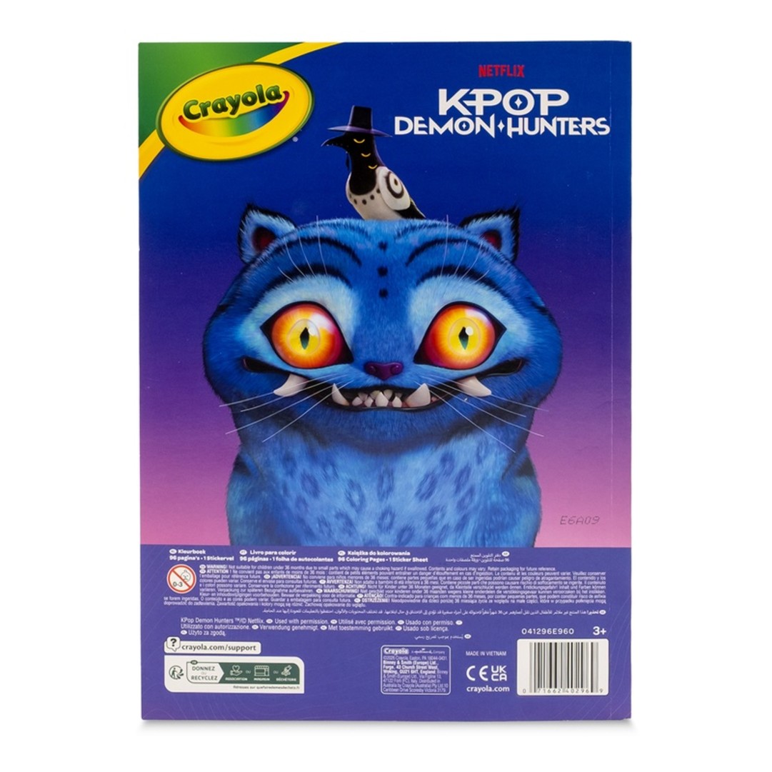 K-Pop Demon Hunterss Demon Hunters - Album da colorare 96 pagine + adesiviContents