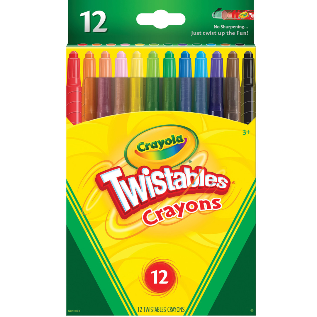 12 Twistables® Crayons Front view