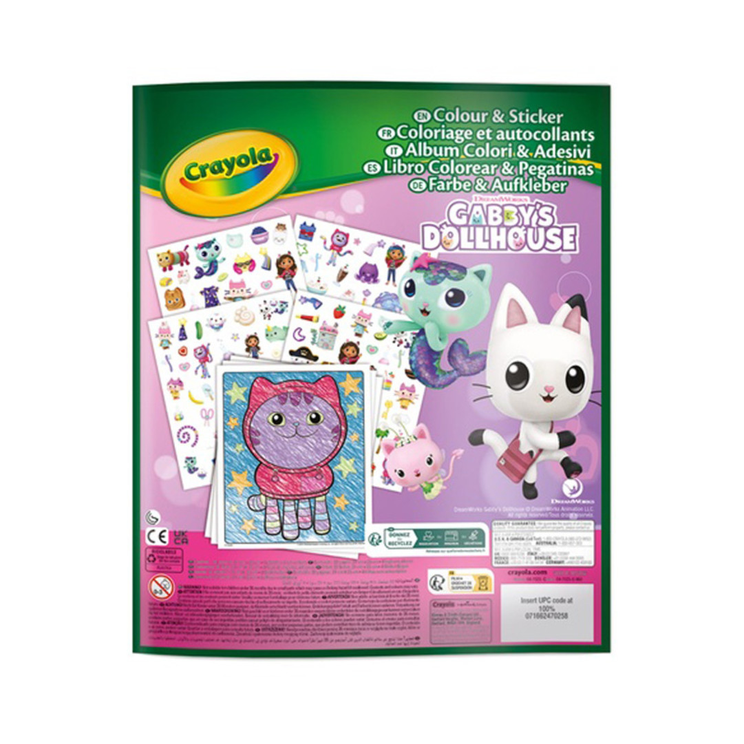 Album Colour & sticker  - Gabby's DollhouseBack view
