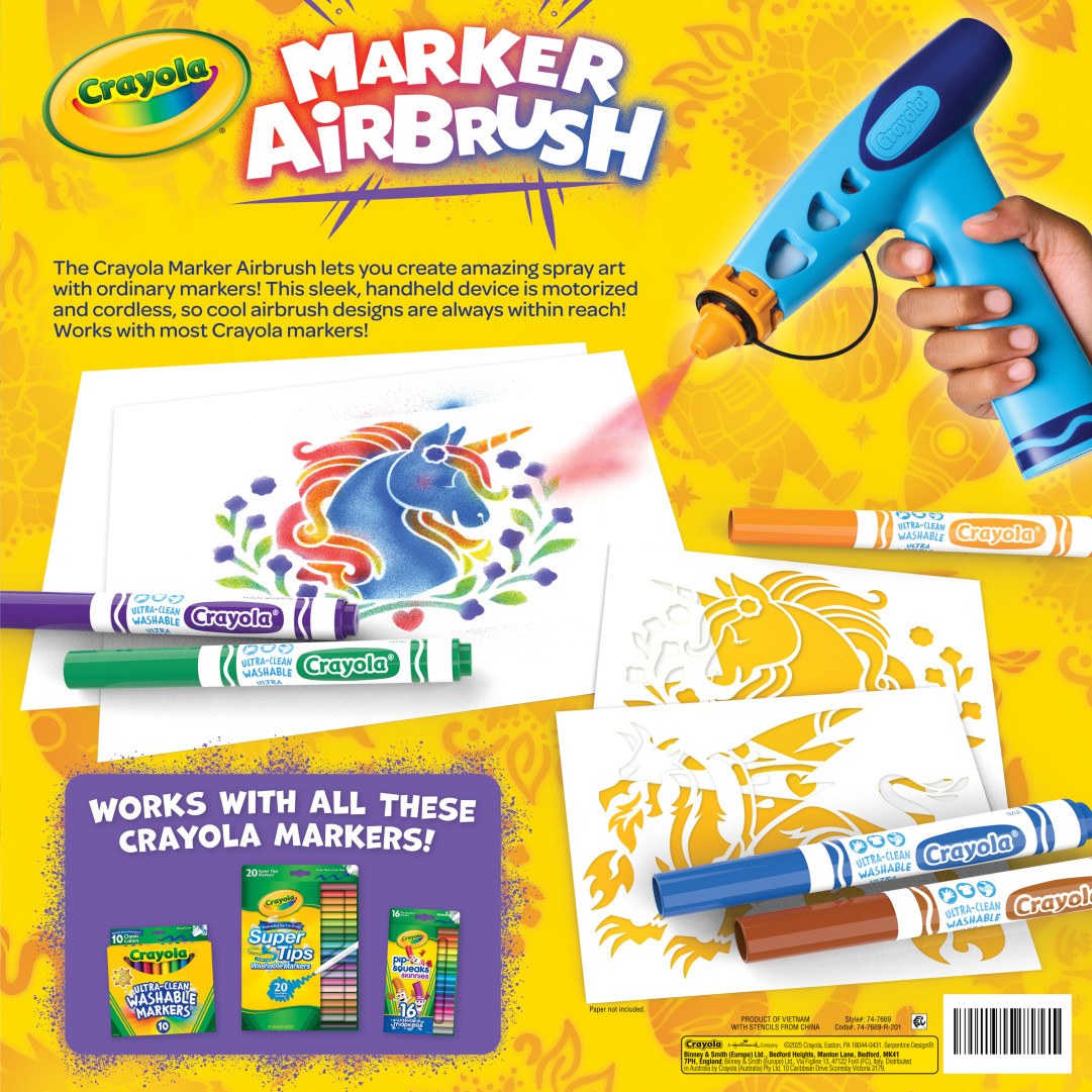 Marker Airbrush Sprayer Back view