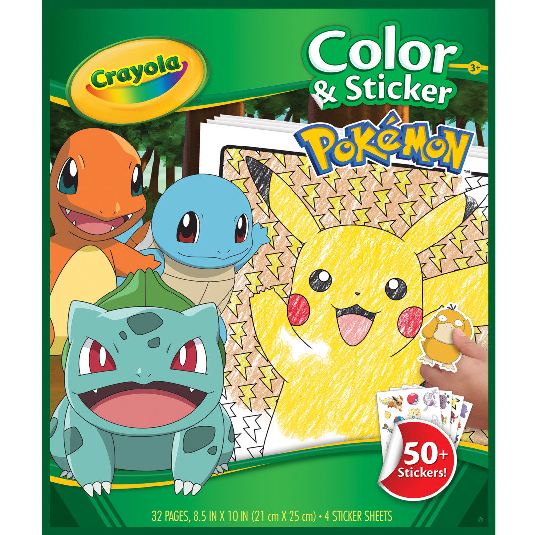 Color & Sticker - Pokémon Front view