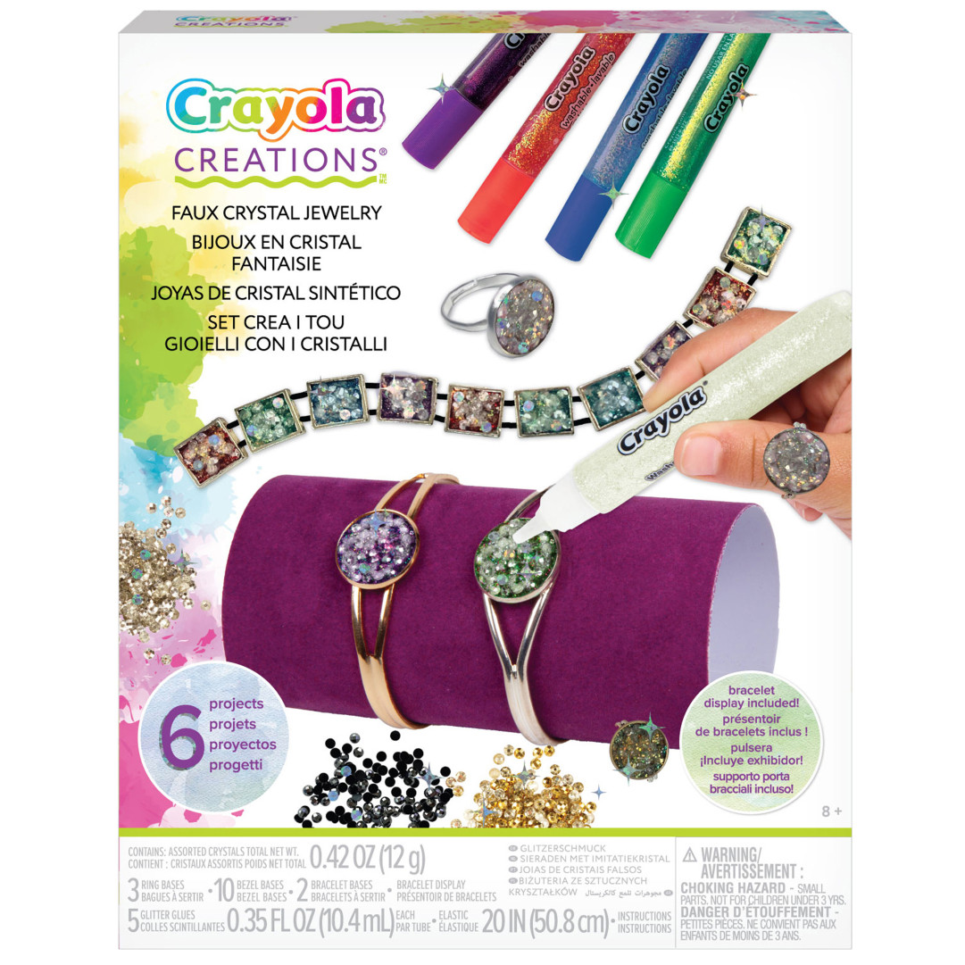 Creations® - Faux Crystal Jewelry Kit Front view