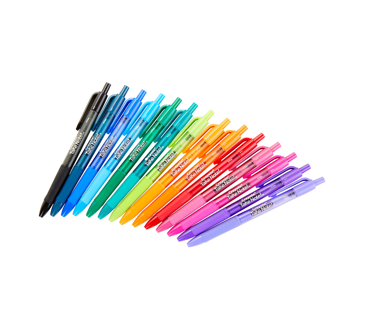 Crayola Take Note Gel Pens 14 Bold Washable Colors