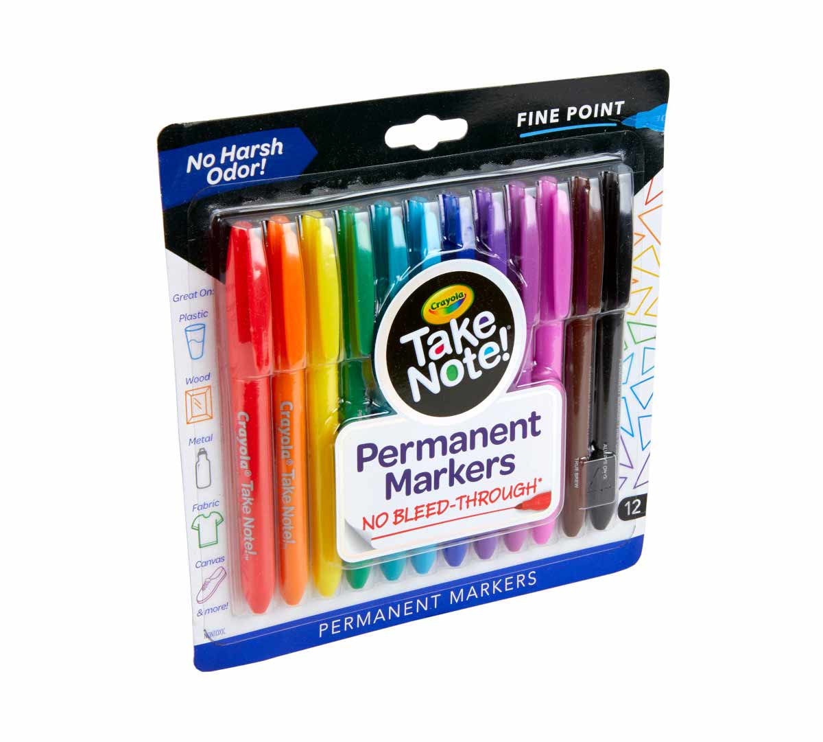 Take Note Permanent Markers 12 countleft view