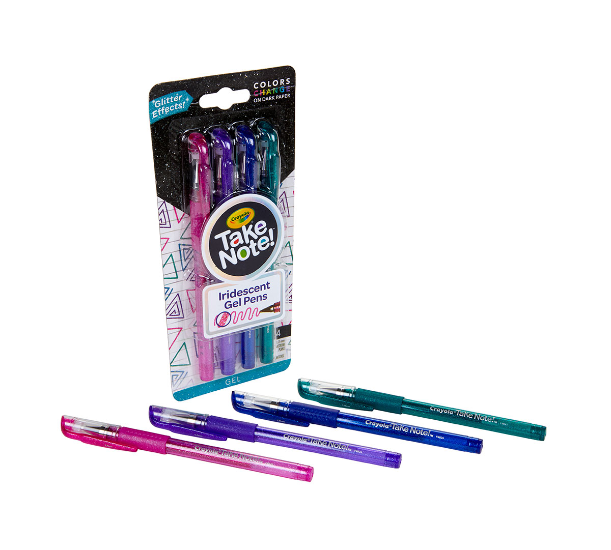 Take Note Iridescent Gel Pens  4 Count