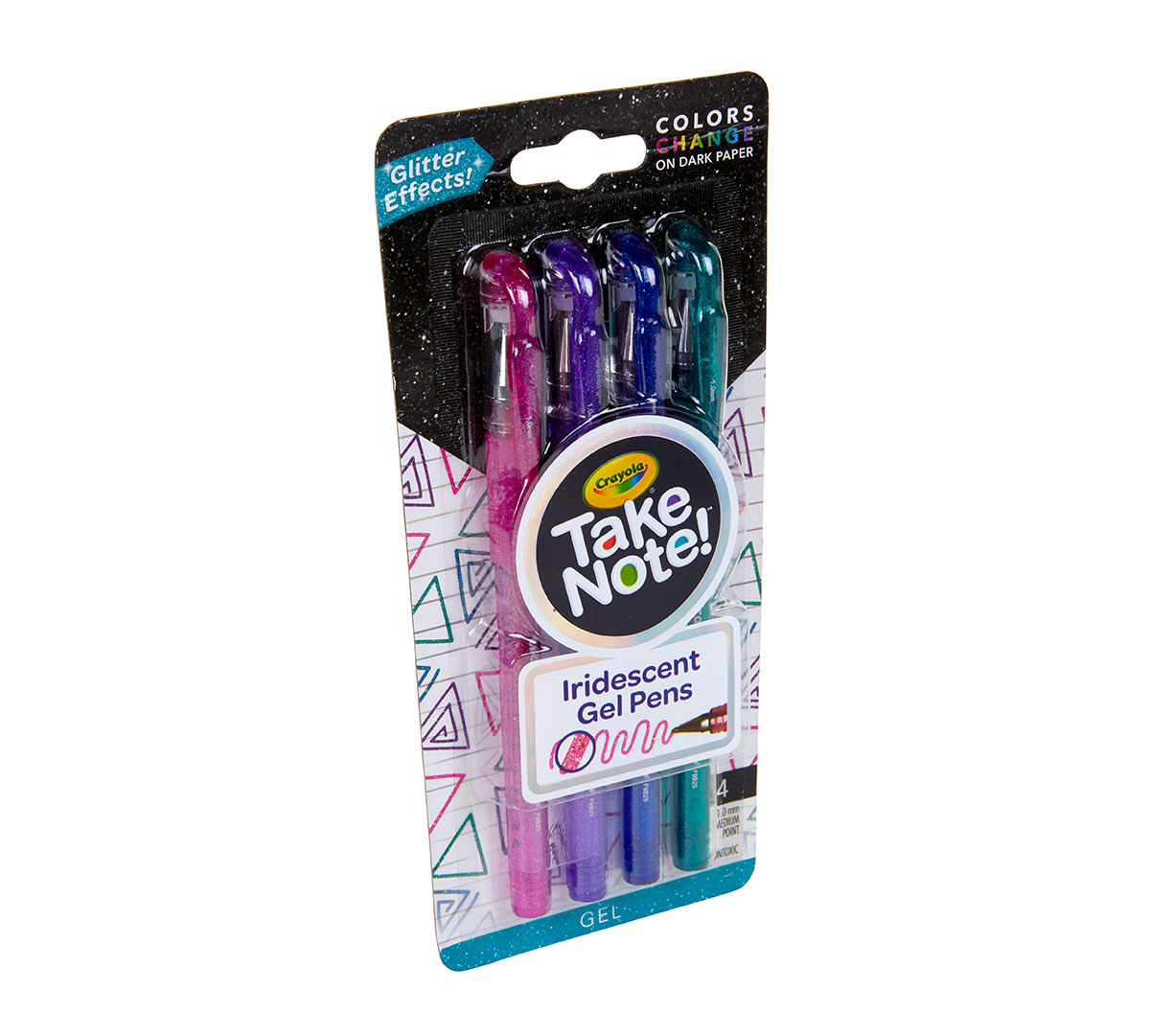 Take Note Iridescent Gel Pens  4 Count