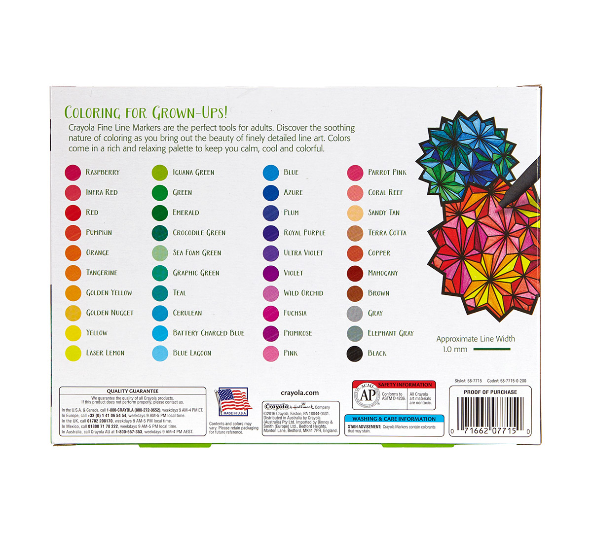 Fine Line Markers 40 count