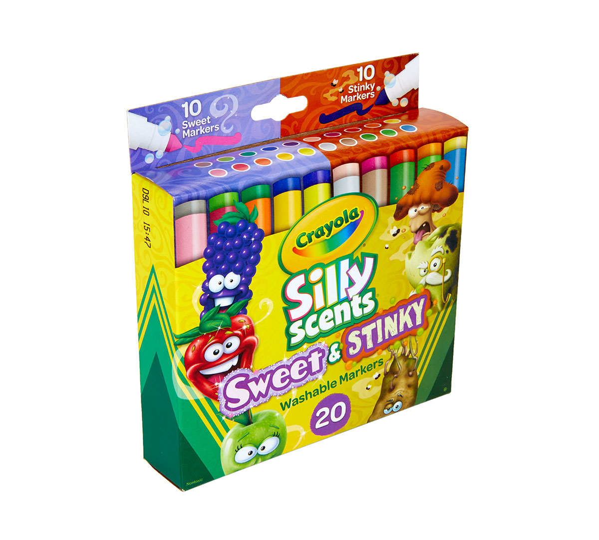 Silly Scents - Stinky & Sweet 20ct 3/4 View