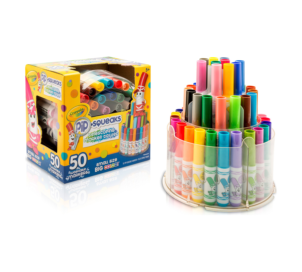 Pip-Squeaks Telescoping Marker Tower 50ct