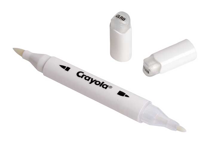 Crayola Dual Tip Alcohol Marker Set for Adults, 120 count set. Uncapped blending marker.