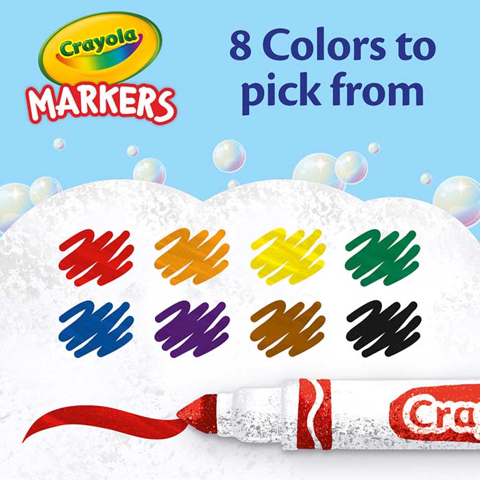 Broad Line Markers, Classic Colors, 8 Count. 8 colors to pick from.