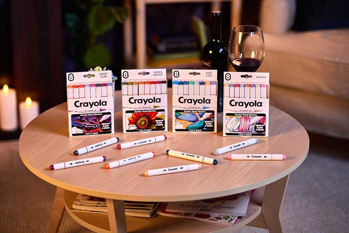 Crayola Color Collections Dual-Tip Alcohol-Based Markers, Pastels - 8ct. Full line of color collections Alcohol-Based Markers.