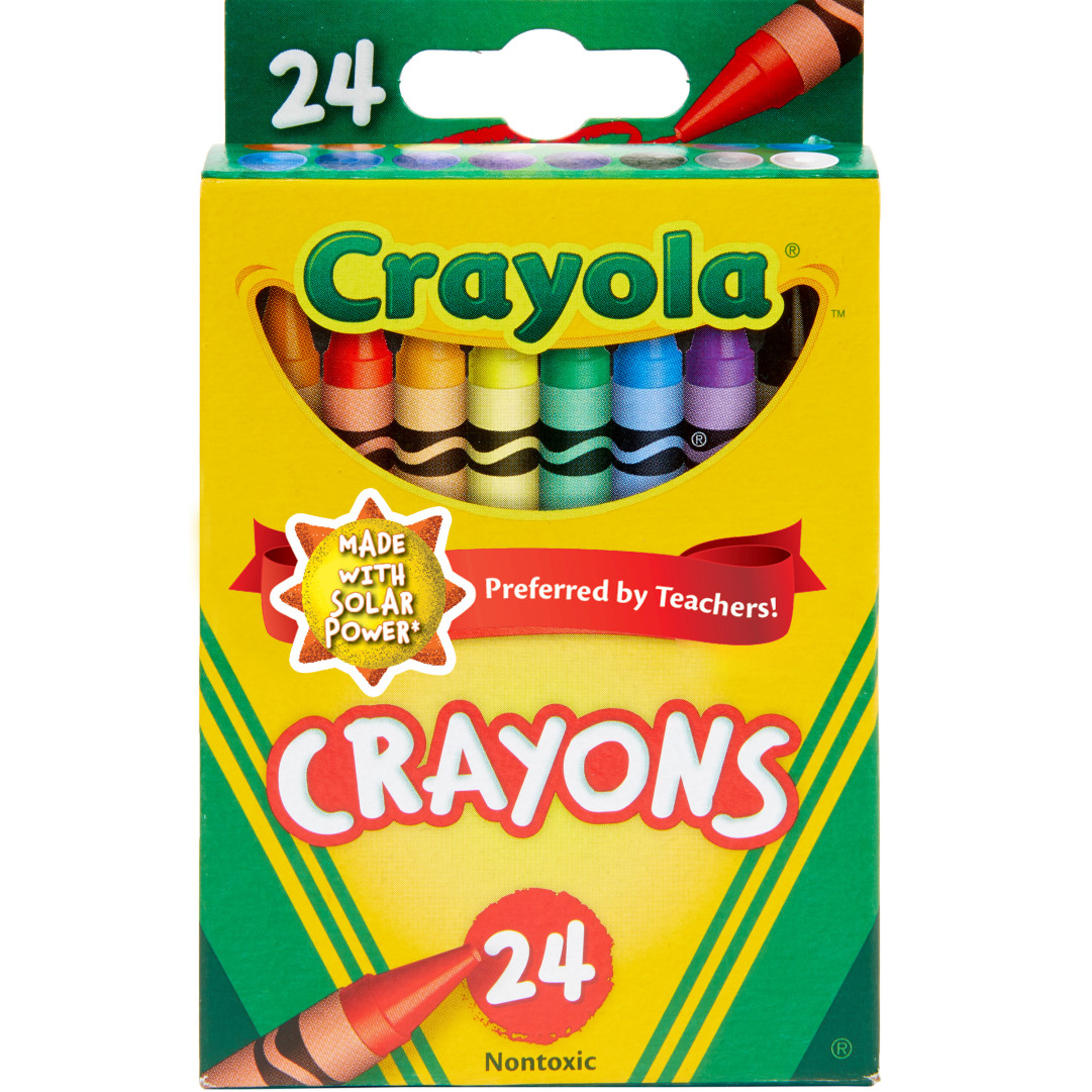 24 Crayons - Tuck Box Front view