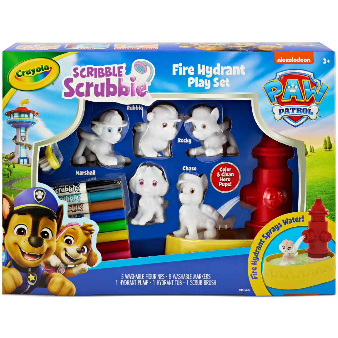 Scribble Scrubbie™ - Paw Patrol Fire Hydrant Playset Front view