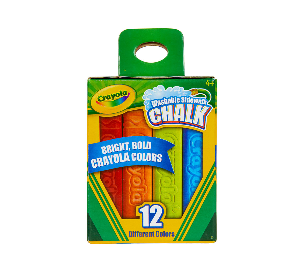 Crayola Washable Sidewalk Chalk, Pack of 12