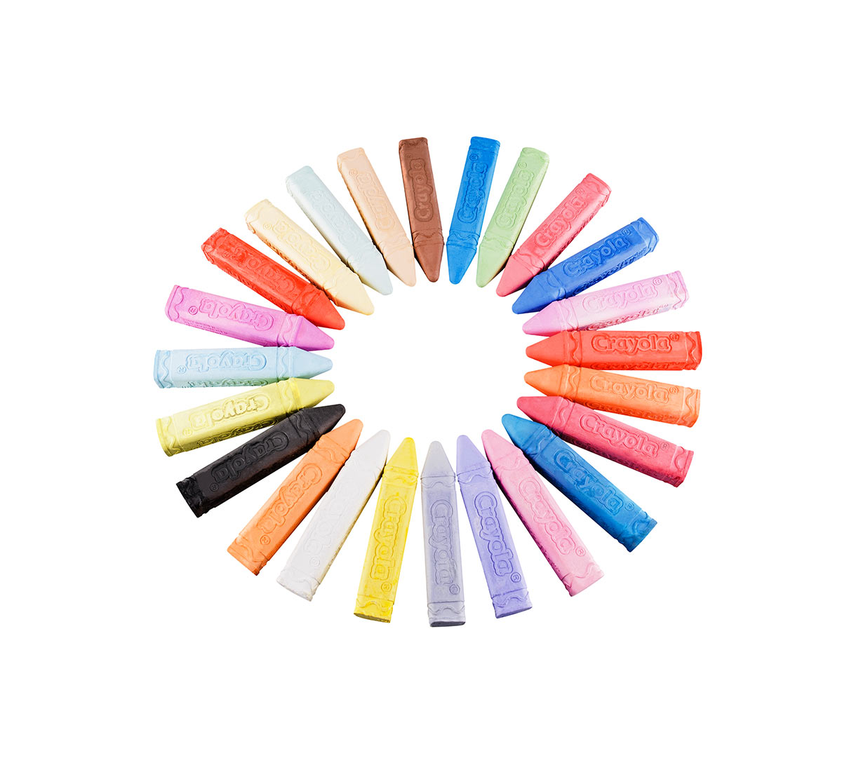 Washable Sidewalk Chalk  24 count contents