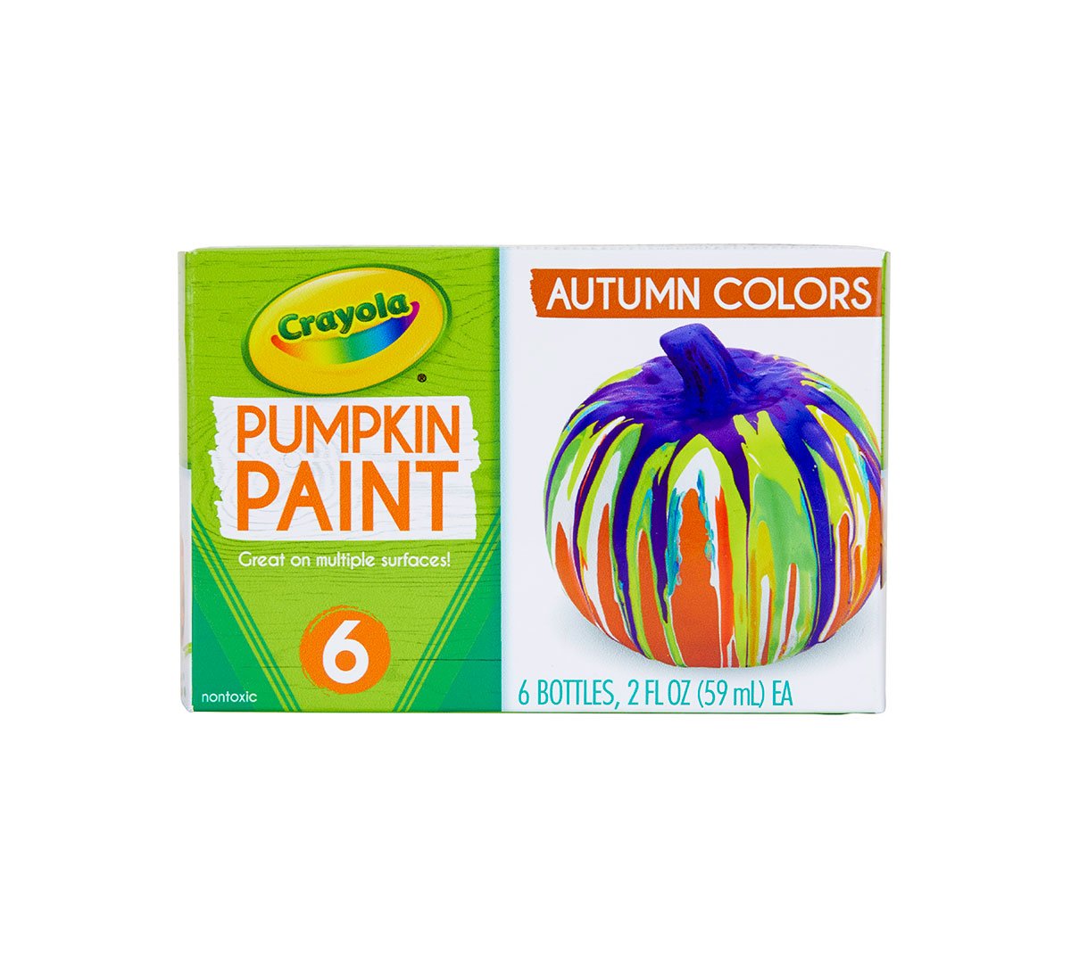 Acrylic Pumpkin Painting Set  Autumn Colors