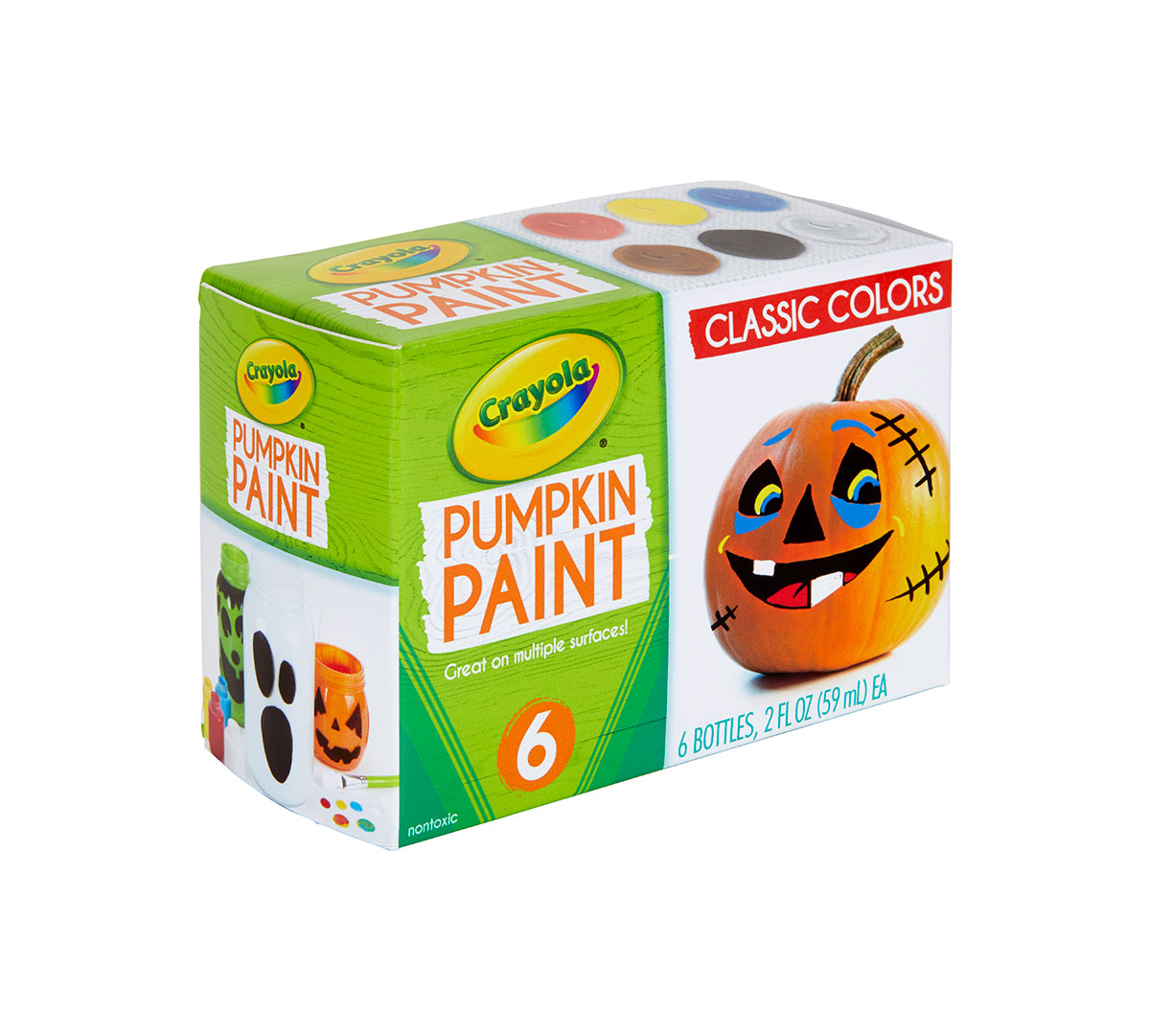 Acrylic Pumpkin Painting Set  Classic Colors