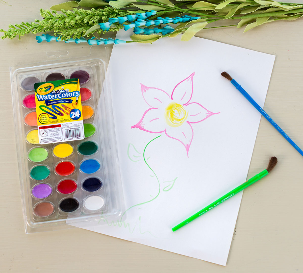 Washable Watercolors 24 ct.