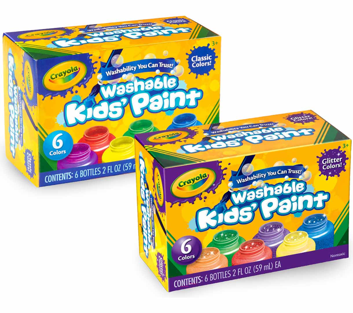 Metallic Paints, 6 Count Paint Set