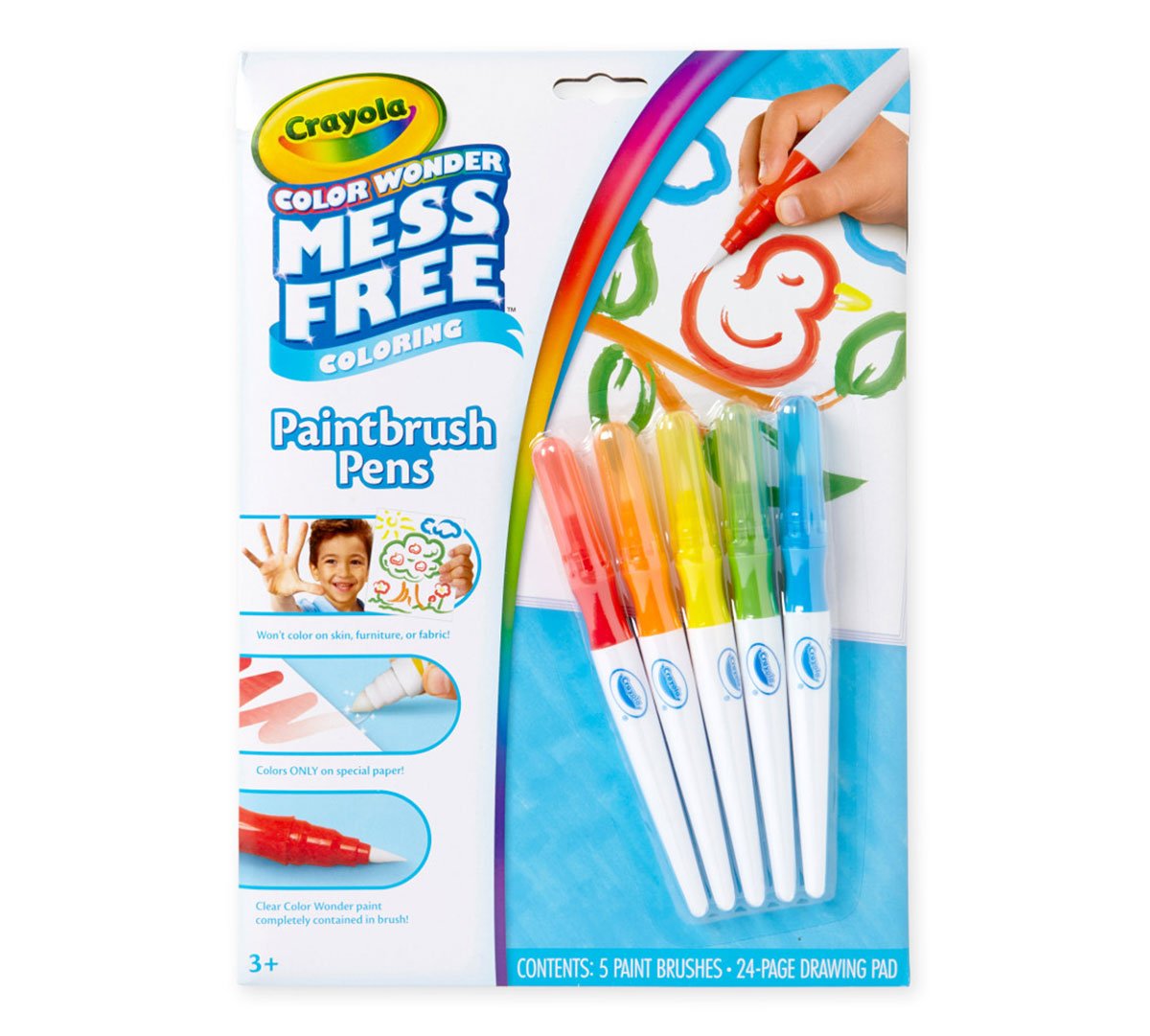 Color Wonder Paintbrush Pens and paper pad front package