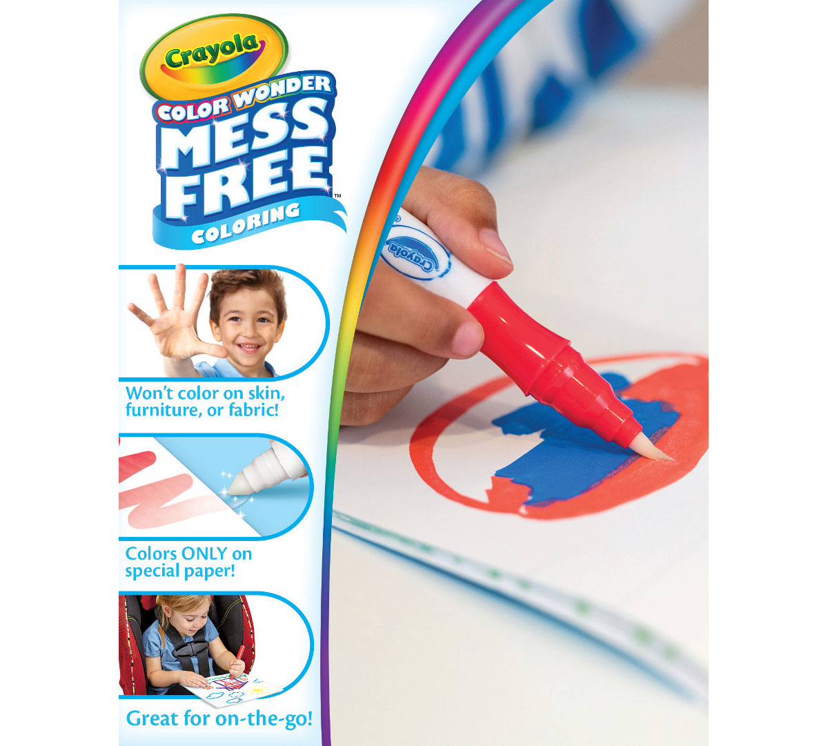Color Wonder Paintbrush Pens and paper pad package