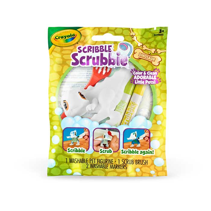 Crayola Scribble Scrubbie Dino 1 Ct. Tina.