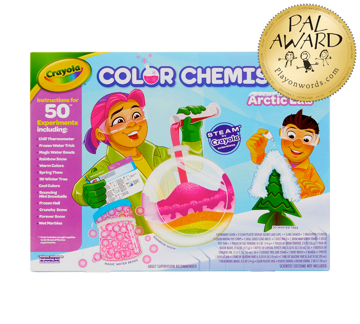 Arctic Color Chemistry Set for Kids, STEAM/STEM Toy