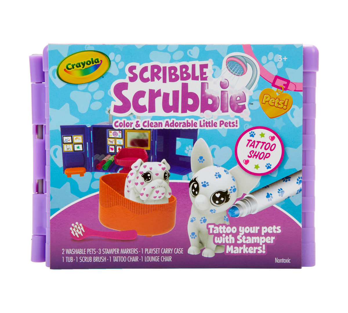 Scribble Scrubbie Pets Tattoo Shop