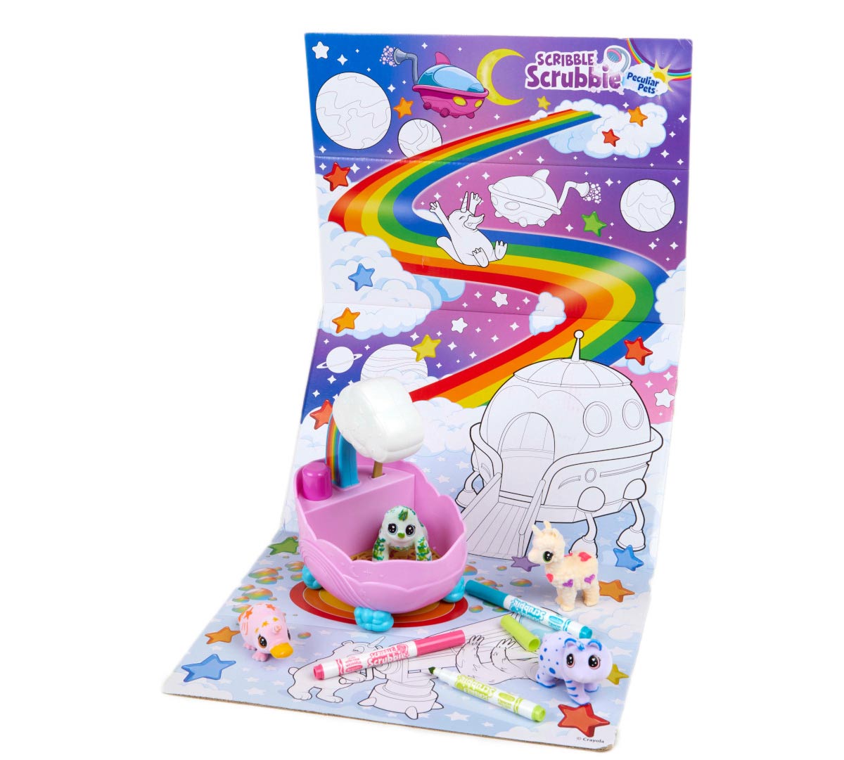 Scribble Scrubbie Peculiar Pets Rainbow Playset