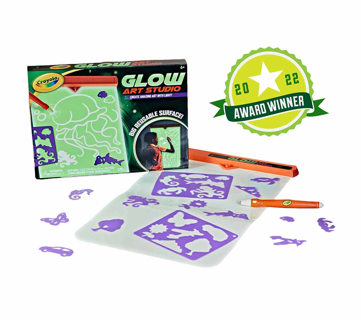 Glow Art Studio with 2022 Award Winner Seal