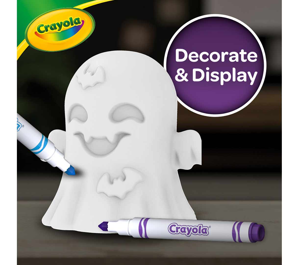 Light-Ups Recolorable Ghost. Decorate and display.