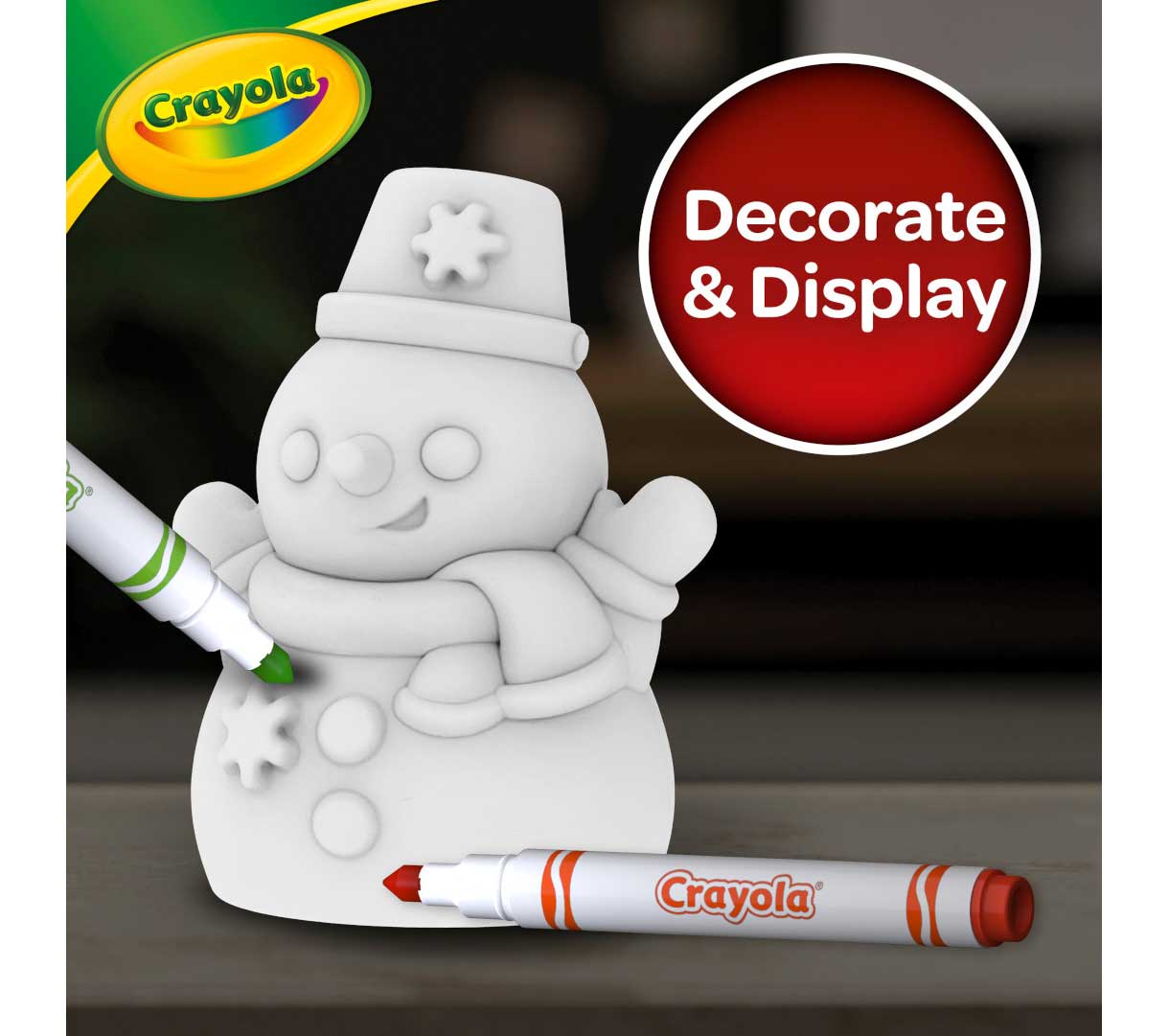 Light-Ups Snowman. Decoreat and display.