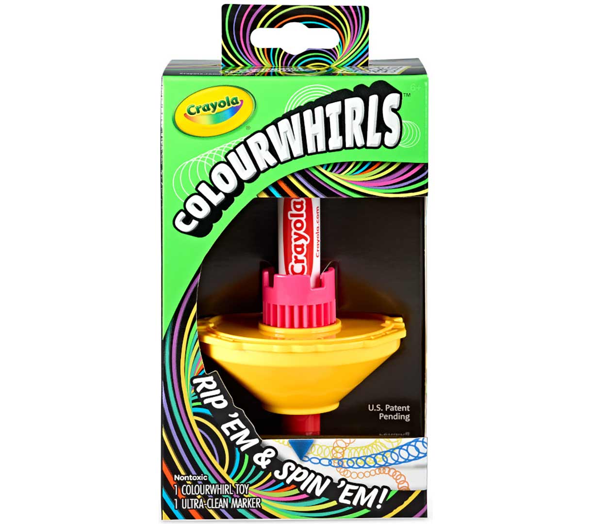 ◆CARLYN◆ Lien 3colors 74-7646-colorwhirls-neon-