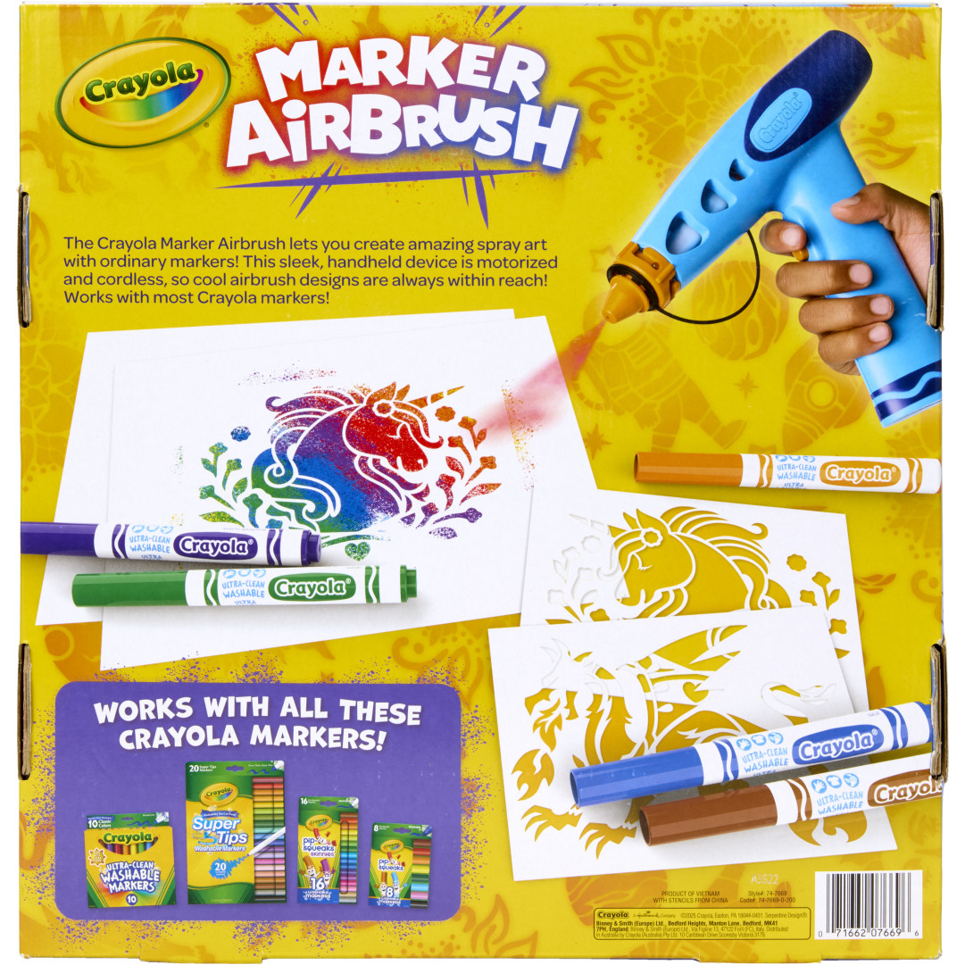 Marker Airbrush back view.