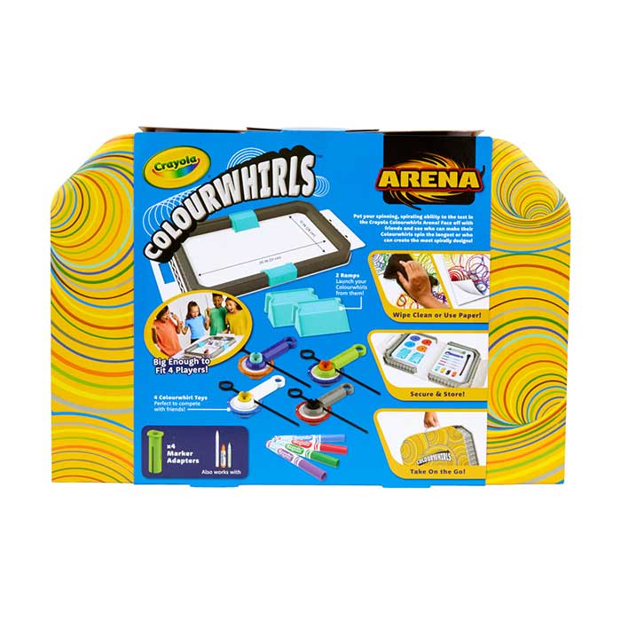 Crayola Colourwhirls Arena Set – Spin Art Toy for Kids