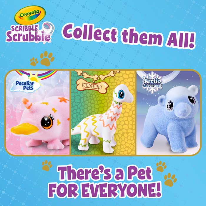Scribble Scrubbie Ultimate Friendship Collection. Collect them all! There's a pet for everyone!