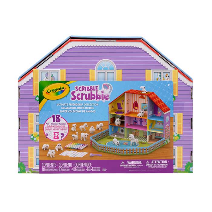 Scribble Scrubbie Ultimate Friendship Collection front view.