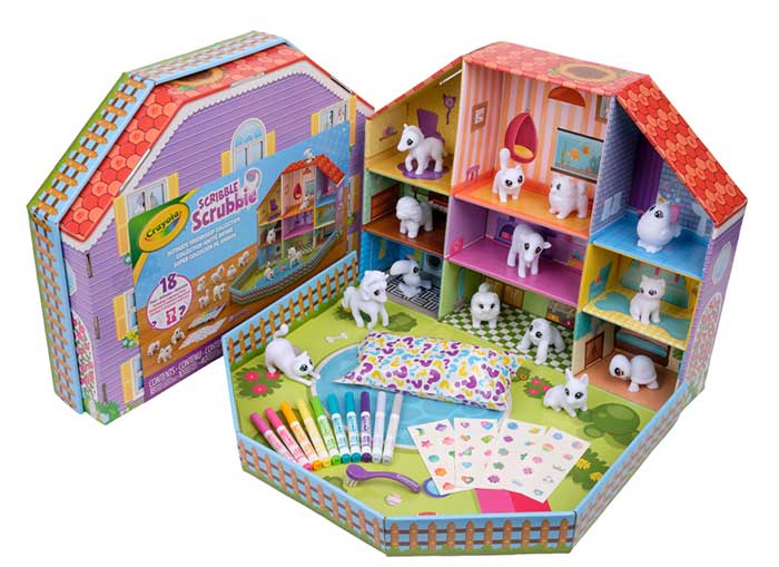 Scribble Scrubbie Ultimate Friendship Collection packaging and contents.