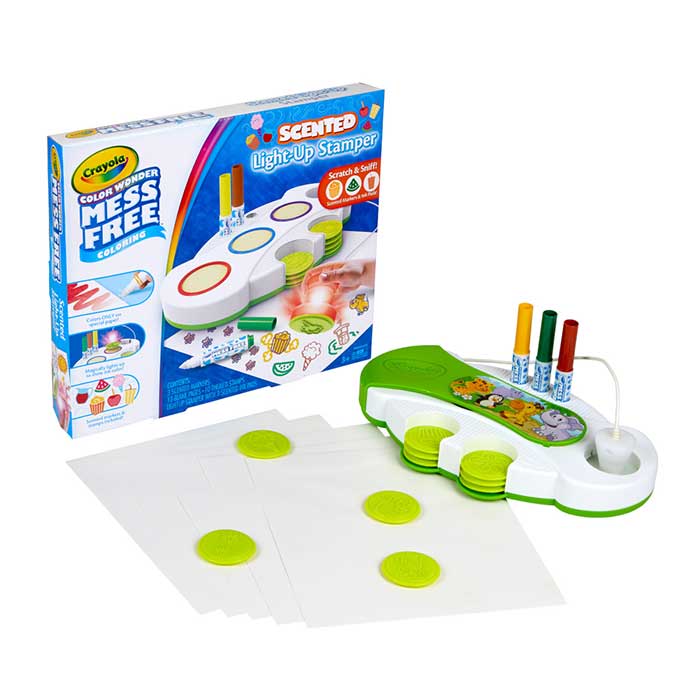 Color Wonder Mess Free Light-Up Stamper packaging and contents.