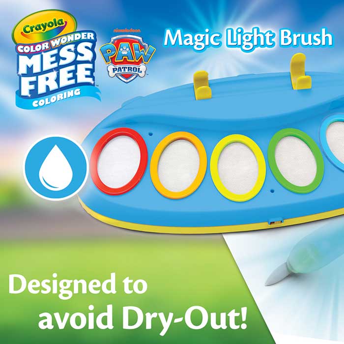 Color Wonder Magic Light Brush, PAW Patrol. Designed to avoid dry-out!