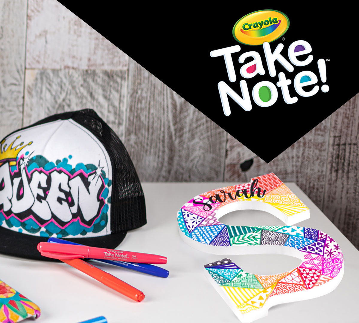 Take Note Permanent Markers, 12 count