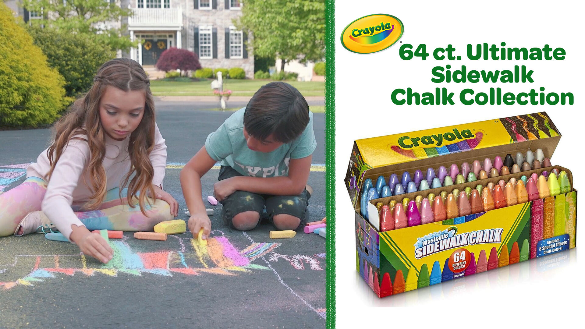 64 ct. Ultimate Sidewalk Chalk Collection