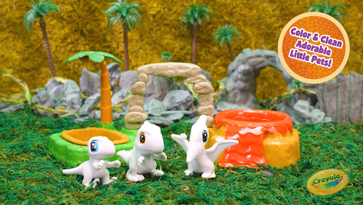 Scribble Scrubbie Pets Dinosaur Island Playset