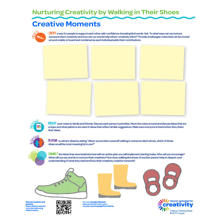 Nurturing Creativity by Walking in Their Shoes