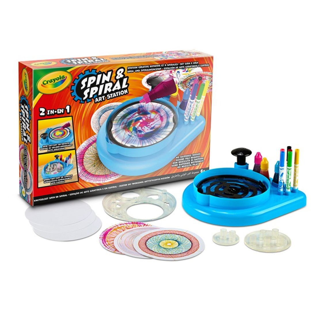 Spin & Spiral Art Station contents.