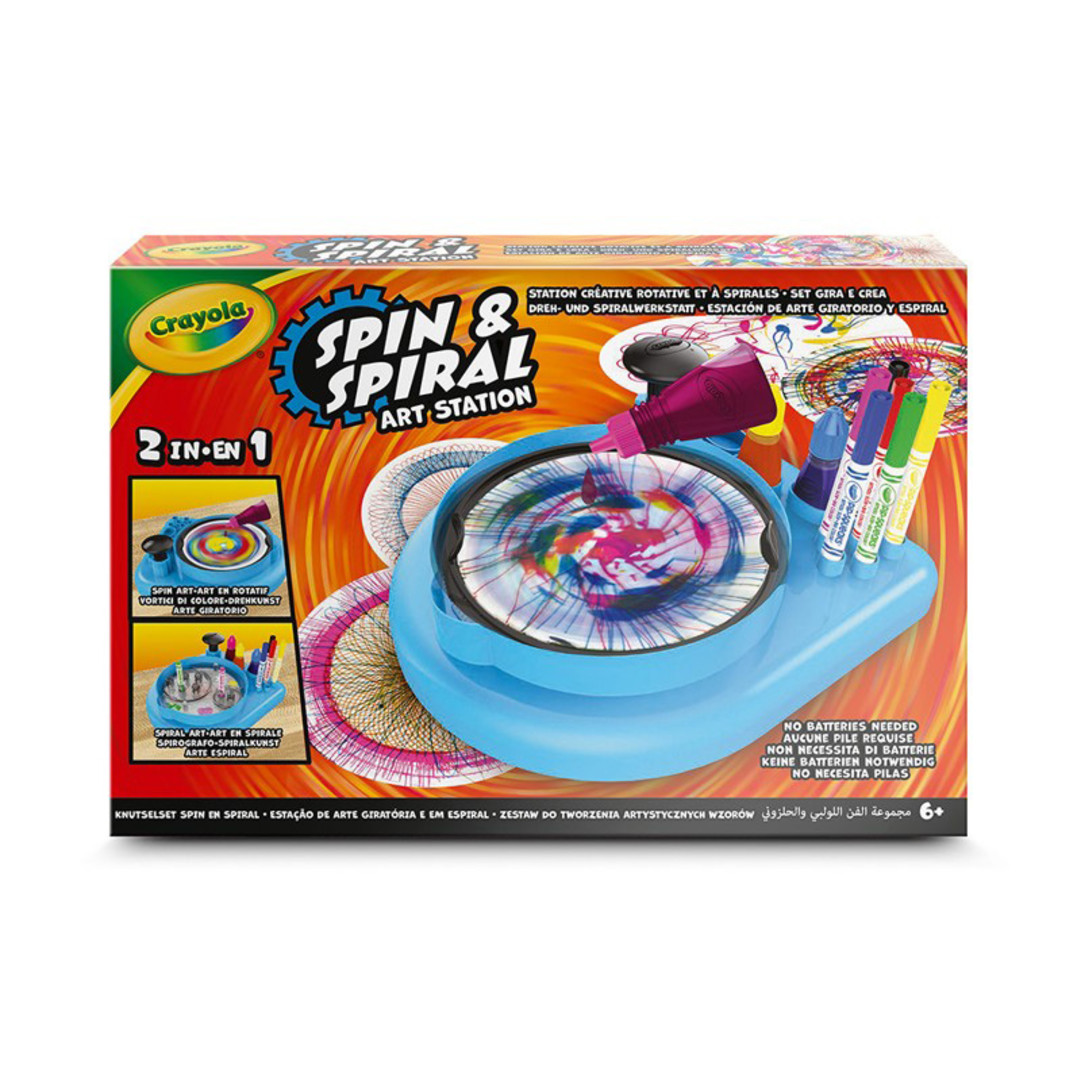 Spin & Spiral Art Station front view.