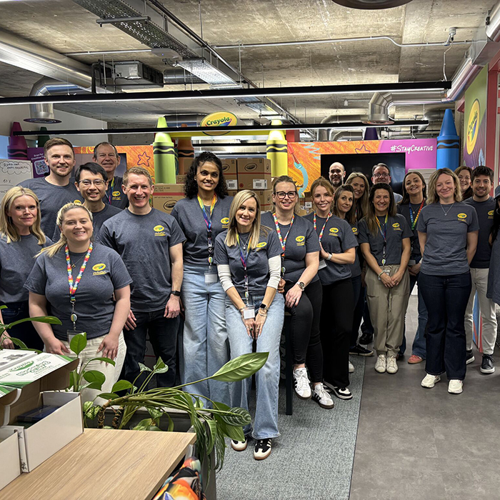 Crayola UK Community Day team